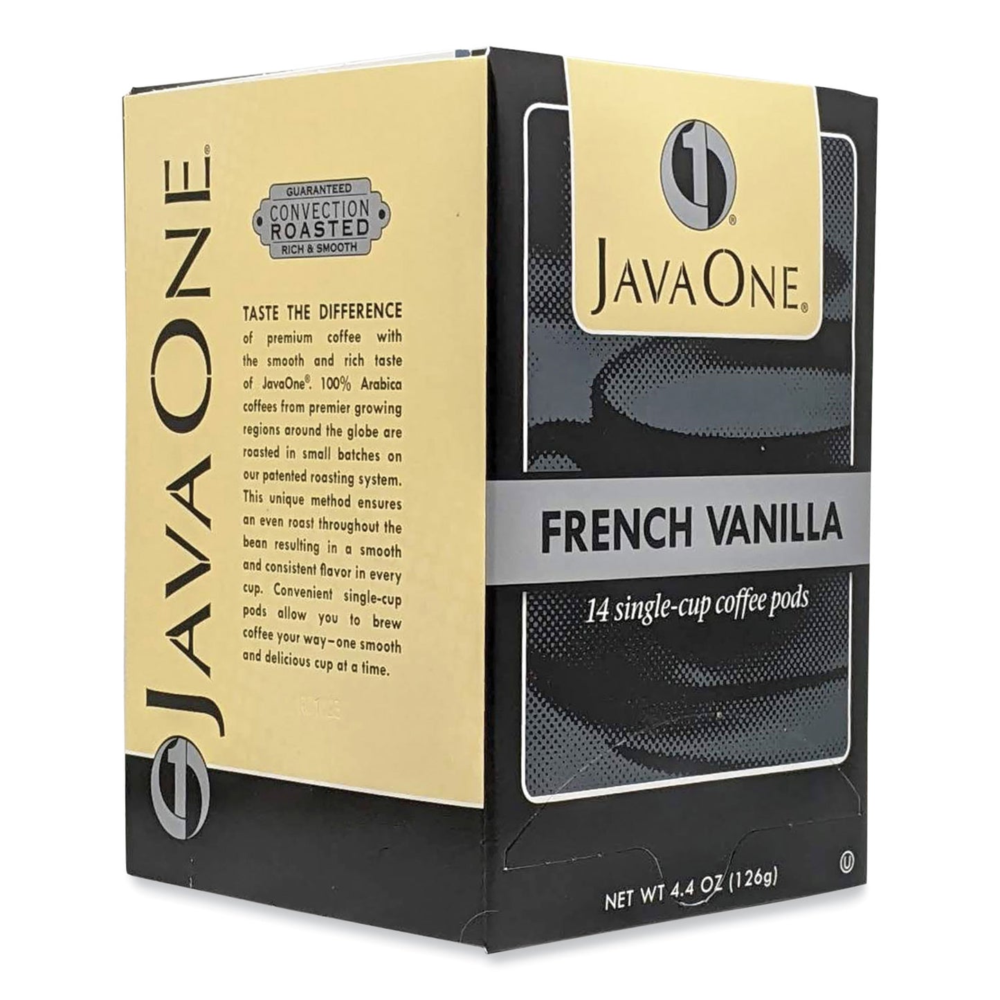 Java One Coffee Pods, French Vanilla, Single Cup, 14/Box (70400)