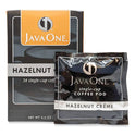 Java One Coffee Pods, Hazelnut Creme, Single Cup, 14/Box (70500)