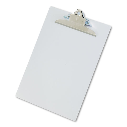 Saunders Recycled Aluminum Clipboard with High-Capacity Clip, 1" Clip Capacity, Holds 8.5 x 11 Sheets, Silver (22517)