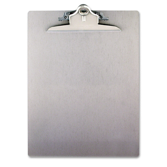 Saunders Recycled Aluminum Clipboard with High-Capacity Clip, 1" Clip Capacity, Holds 8.5 x 11 Sheets, Silver (22517)