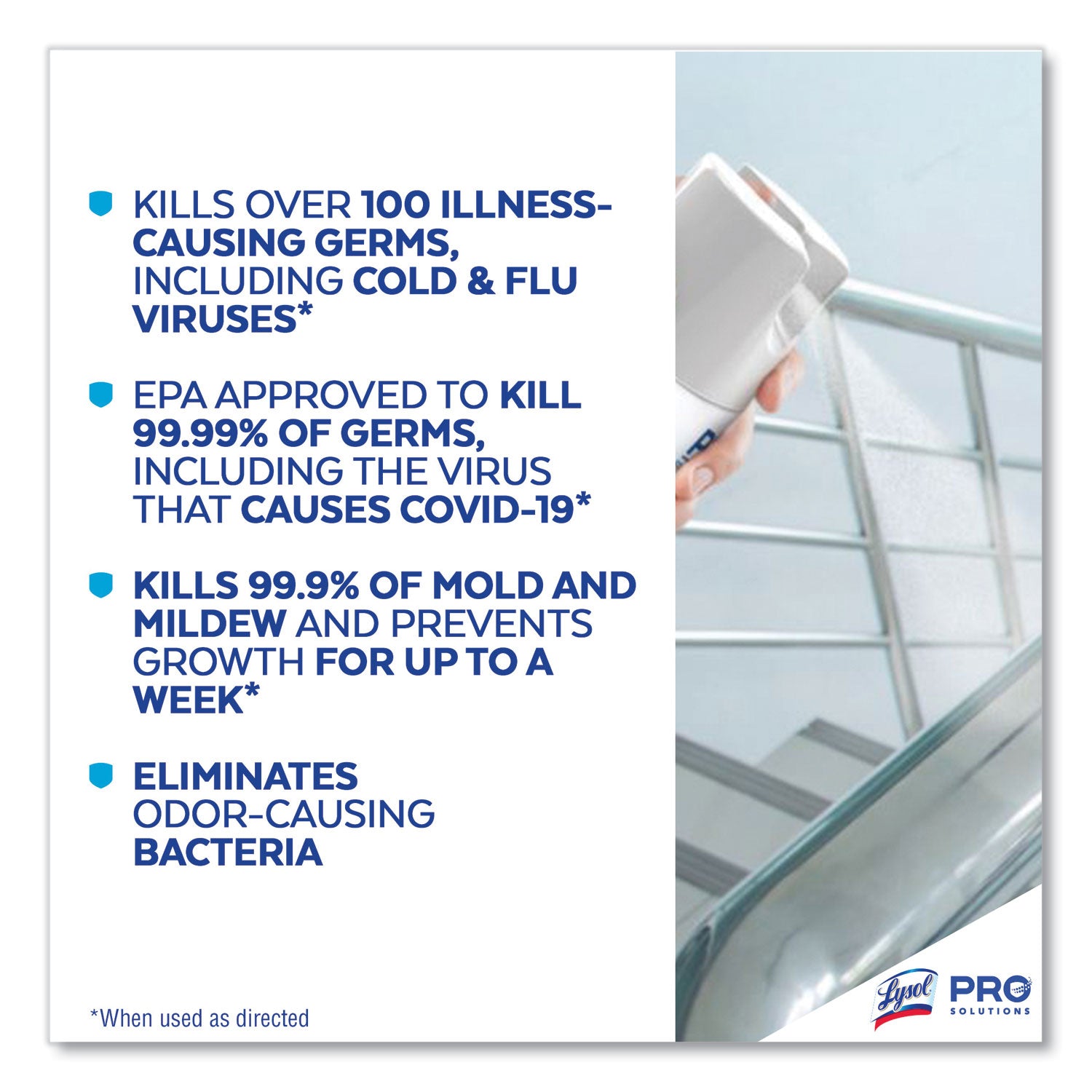 LYSOL Brand Disinfectant Spray, Spring Waterfall Scent, 19 oz Aerosol Spray (79326)