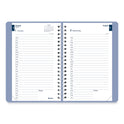 Blueline Academic Daily/Monthly Planner, 8 x 5, Cyan Cover, 12-Month (Aug to July): 2024 to 2025 (CA201F02)