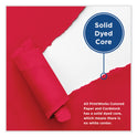 Printworks Professional Color Cardstock, 65 lb Cover Weight, 8.5 x 11, Red, 250/Ream (00117)