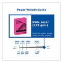 Printworks Professional Color Cardstock, 65 lb Cover Weight, 8.5 x 11, Fuchsia, 250/Ream (00112)