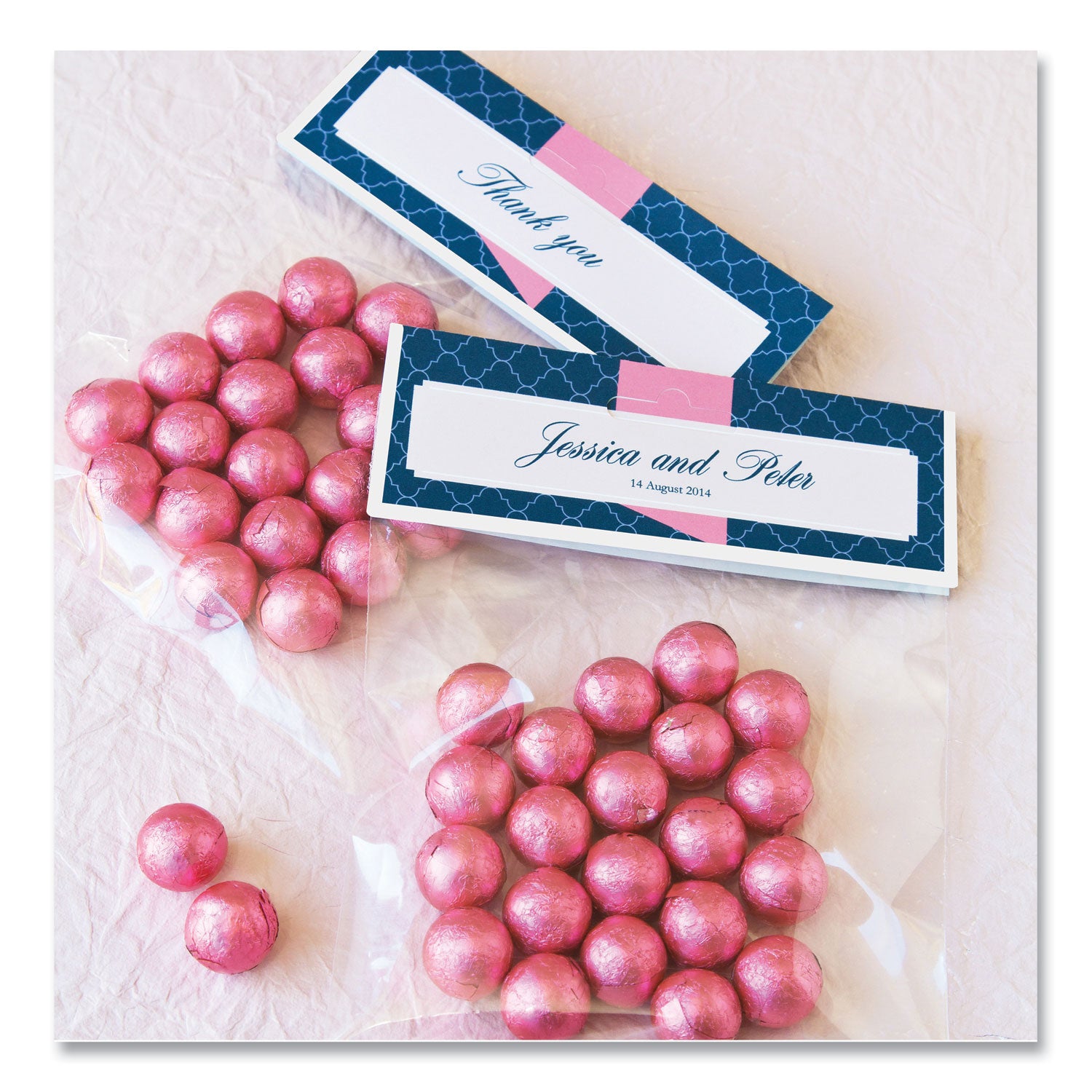 Avery Sure Feed Printable Toppers with Bags, 1.75 x 5, White, 40/Pack (22801)