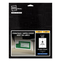 Avery PermaTrack Tamper-Evident Asset Tag Labels, Laser Printers, 2 x 3.75, White, 8/Sheet, 8 Sheets/Pack (60538)