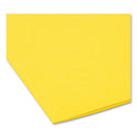 Smead Interior File Folders, 1/3-Cut Tabs: Assorted, Letter Size, 0.75" Expansion, Yellow, 100/Box (10271)