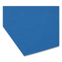 Smead Interior File Folders, 1/3-Cut Tabs: Assorted, Letter Size, 0.75" Expansion, Navy Blue, 100/Box (10279)