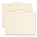 Smead Manila File Folders, 1/3-Cut Tabs: Center Position, Letter Size, 0.75" Expansion, Manila, 100/Box (10332)