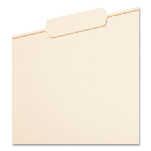 Smead Manila File Folders, 1/3-Cut Tabs: Center Position, Letter Size, 0.75" Expansion, Manila, 100/Box (10332)