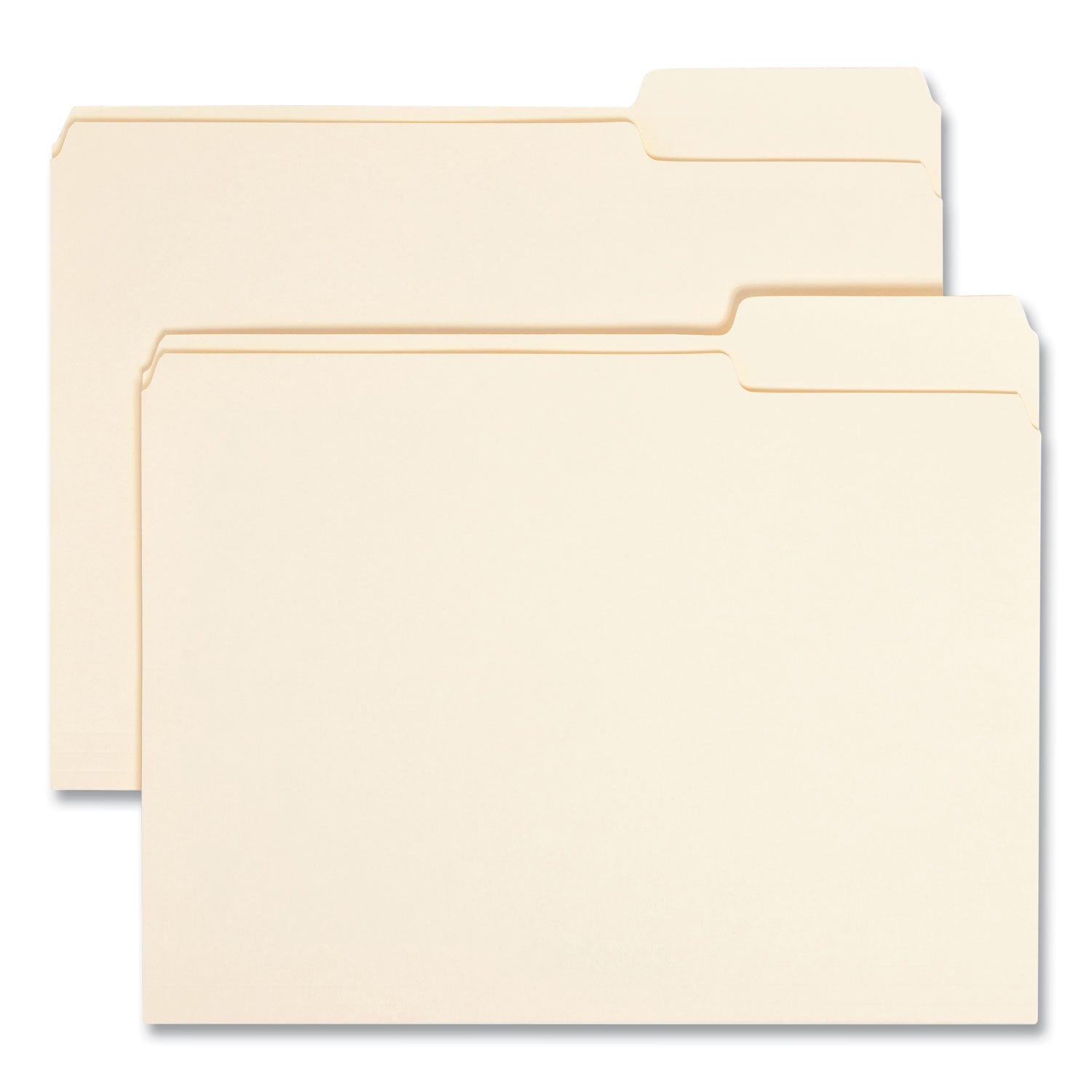 Smead Manila File Folders, 1/3-Cut Tabs: Right Position, Letter Size, 0.75" Expansion, Manila, 100/Box (10333)