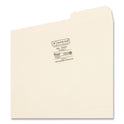 Smead Reinforced Tab Manila File Folders, 1/3-Cut Tabs: Right Position, Letter Size, 0.75" Expansion, 11-pt Manila, 100/Box (10337)