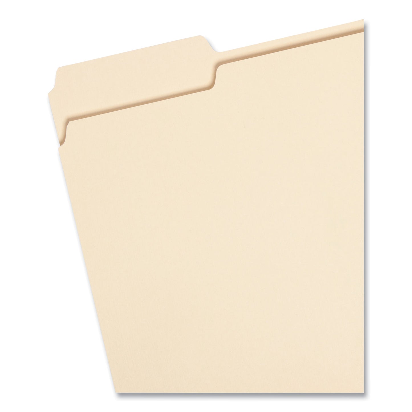 Smead 100% Recycled Manila Top Tab File Folders, 1/3-Cut Tabs: Assorted, Letter Size, 0.75" Expansion, Manila, 100/Box (10339)