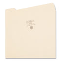 Smead 100% Recycled Manila Top Tab File Folders, 1/3-Cut Tabs: Assorted, Letter Size, 0.75" Expansion, Manila, 100/Box (10339)