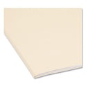 Smead 100% Recycled Reinforced Top Tab File Folders, 1/3-Cut Tabs: Assorted, Letter Size, 0.75" Expansion, Manila, 100/Box (10347)