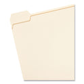 Smead Manila File Folders, 1/5-Cut Tabs: Assorted, Letter Size, 0.75" Expansion, Manila, 100/Box (10350)