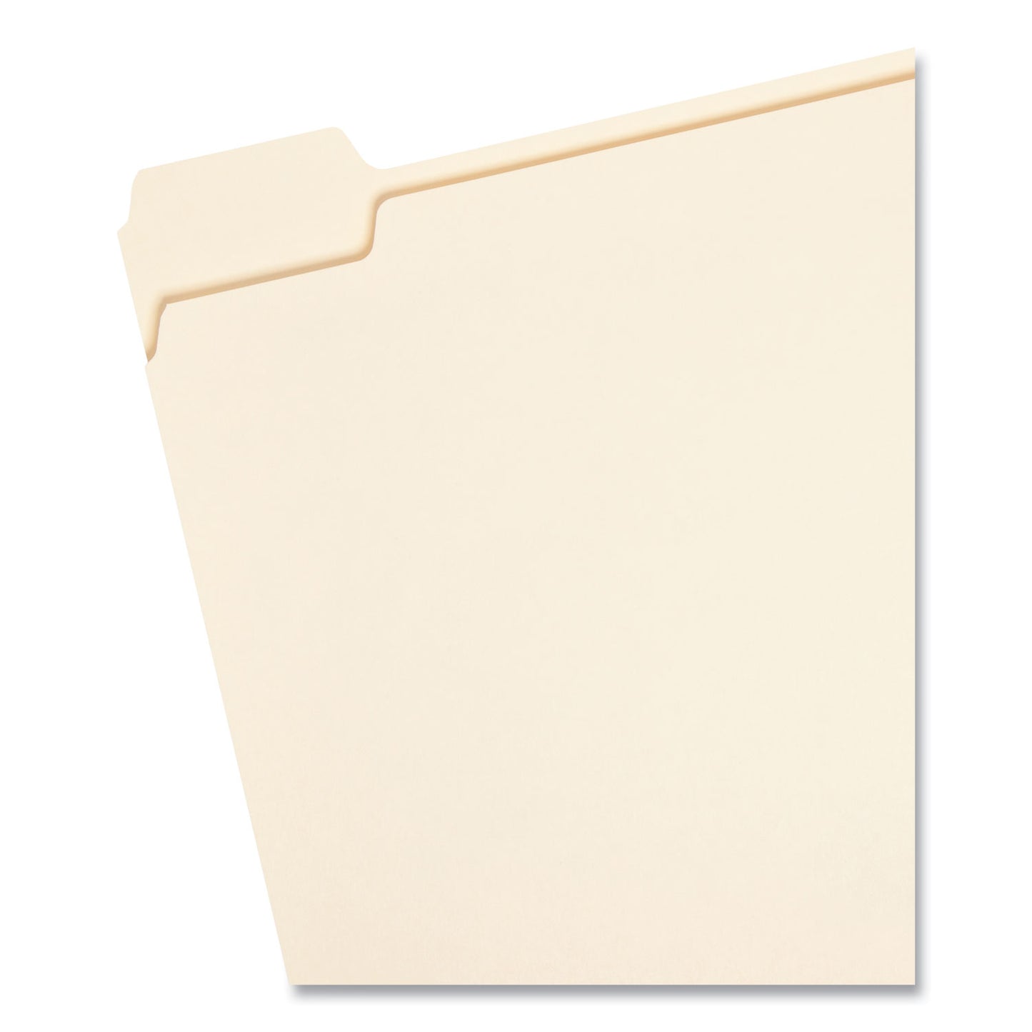 Smead Manila File Folders, 1/5-Cut Tabs: Assorted, Letter Size, 0.75" Expansion, Manila, 100/Box (10350)