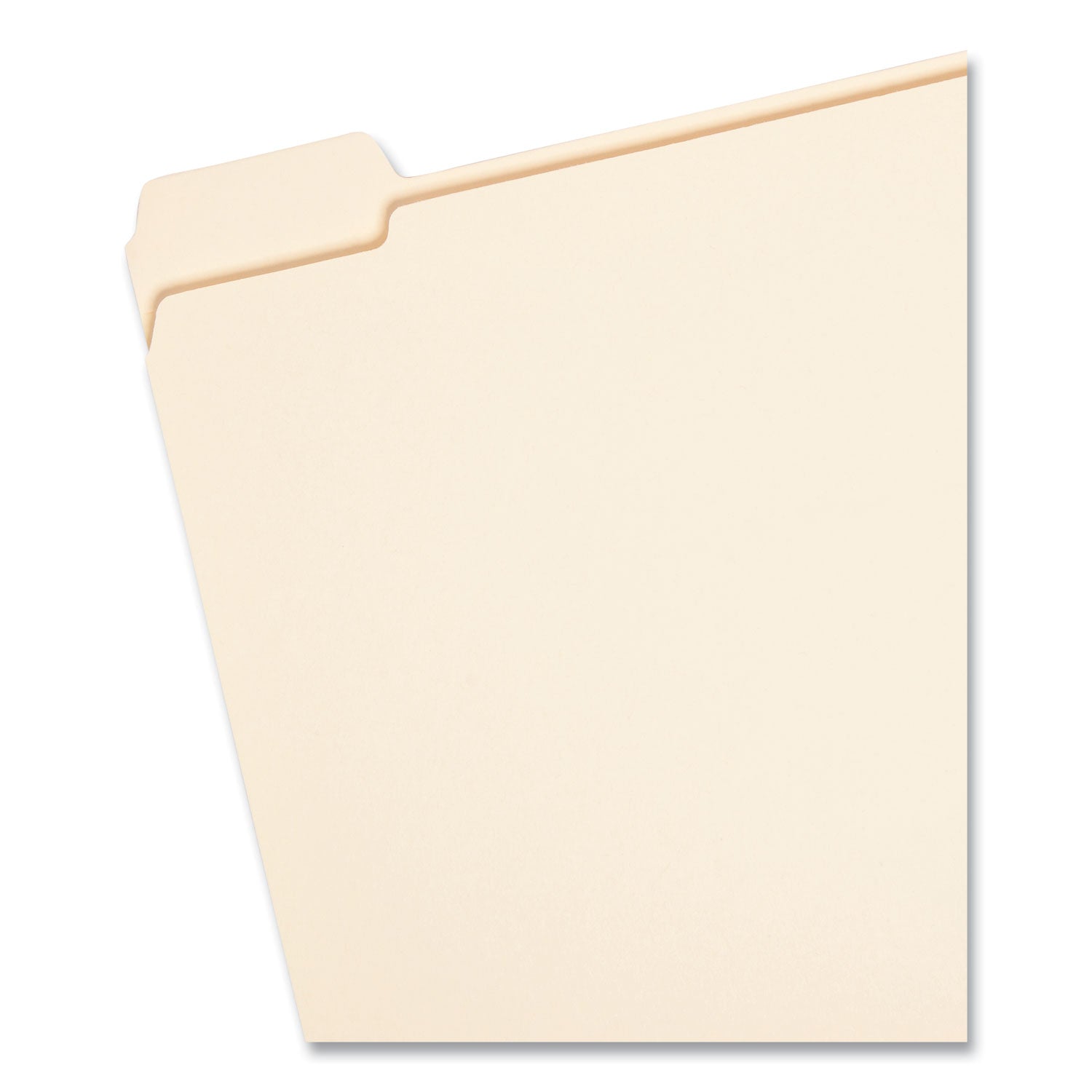 Smead Reinforced Tab Manila File Folders, 1/5-Cut Tabs: Assorted, Letter Size, 0.75" Expansion, 11-pt Manila, 100/Box (10356)