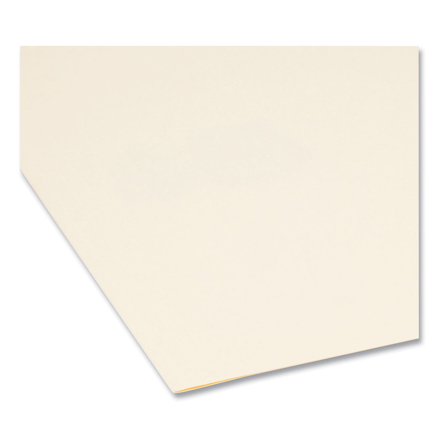 Smead Reinforced Guide Height File Folders, 2/5-Cut Tabs: Right of Center Position, Letter Size, 0.75" Expansion, Manila, 100/Box (10376)
