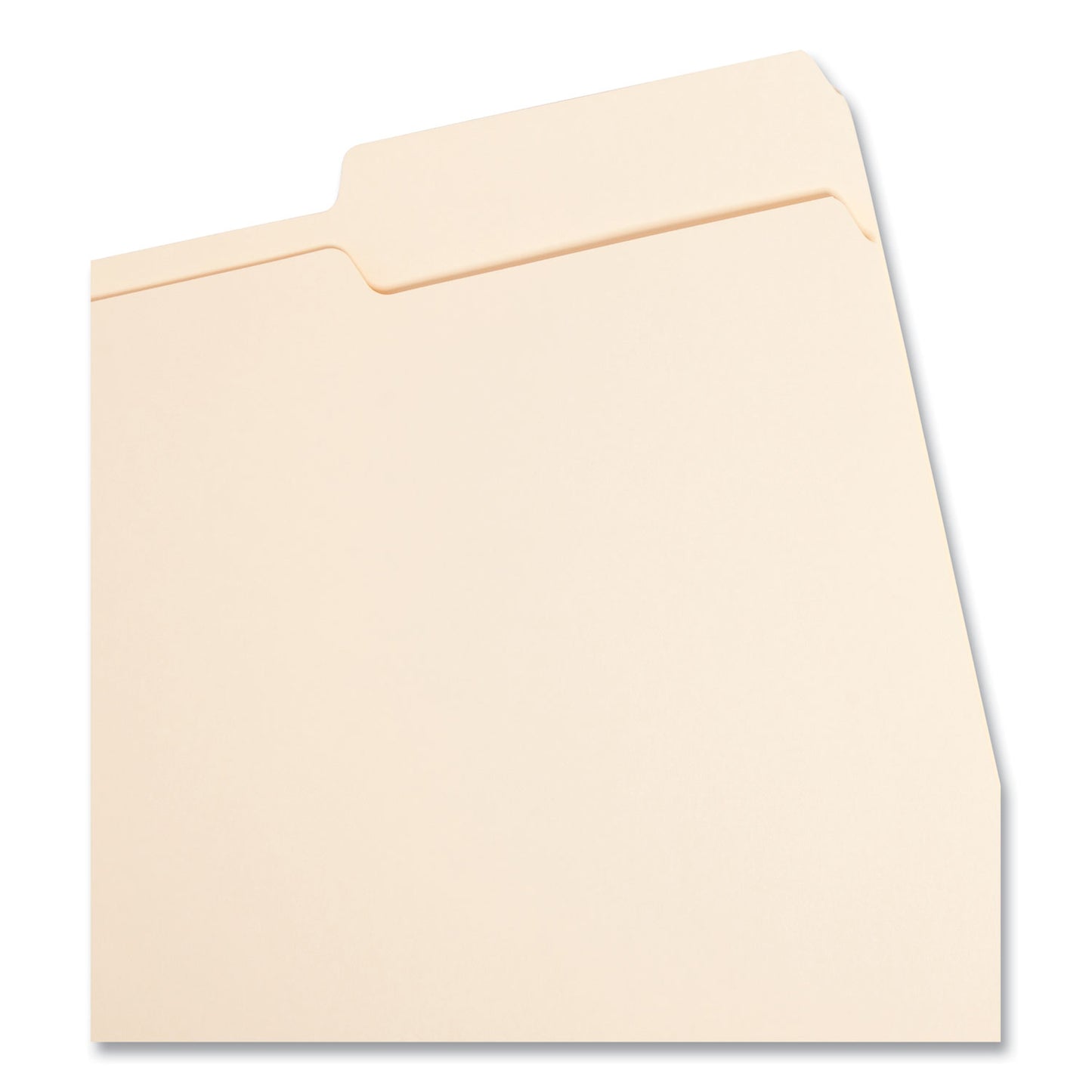 Smead Manila Guide Height Systems File Folders, 2/5-Cut Tabs: Right of Center, Letter Size, 0.75" Expansion, Manila, 100/Box (10385)