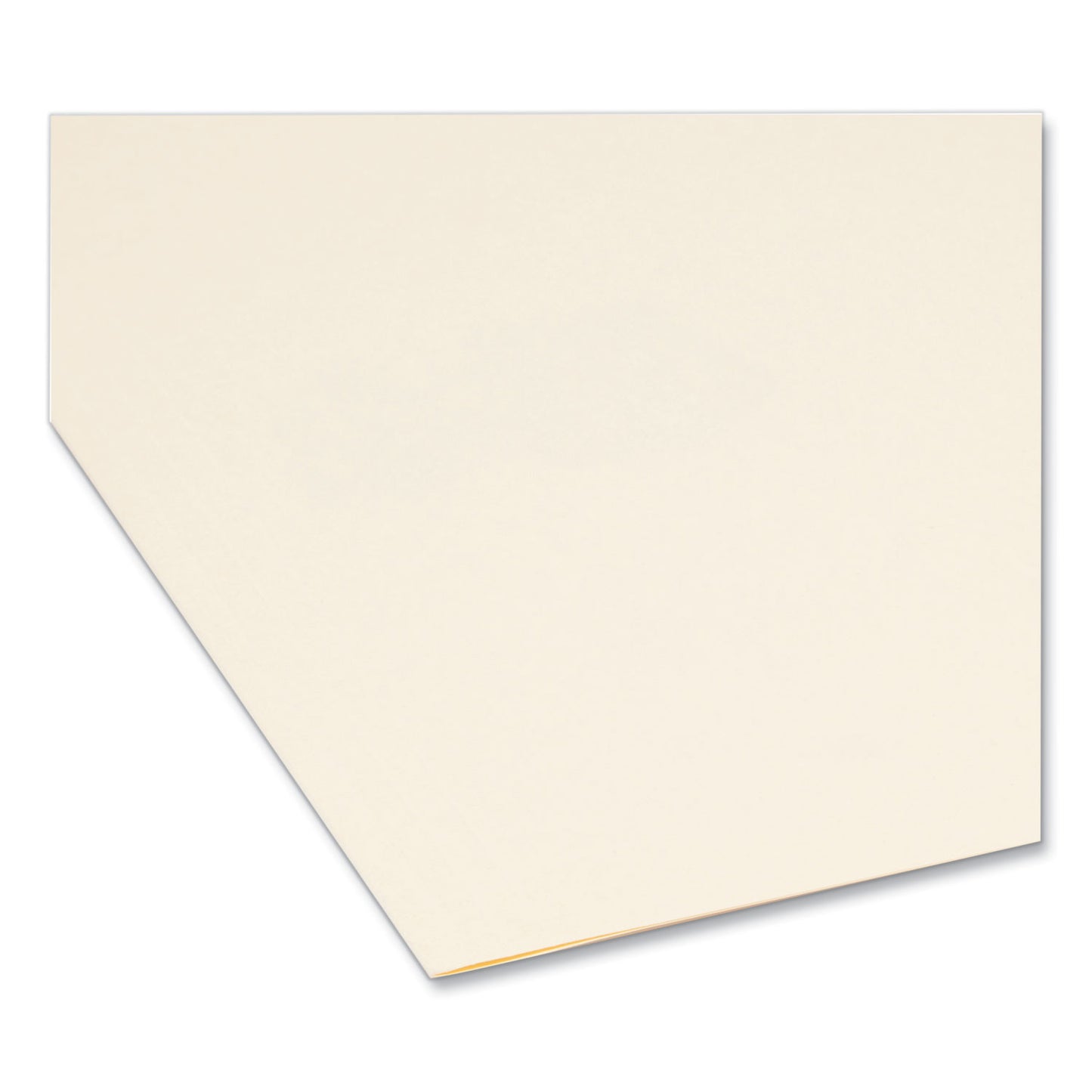 Smead Reinforced Guide Height File Folders, 2/5-Cut Tabs: Right Position, Letter Size, 0.75" Expansion, Manila, 100/Box (10386)