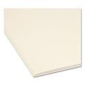 Smead Reinforced Guide Height File Folders, 2/5-Cut Tabs: Right Position, Letter Size, 0.75" Expansion, Manila, 100/Box (10386)