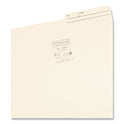 Smead Reinforced Guide Height File Folders, 2/5-Cut Printed Tabs: Right Position, Letter Size, 0.75" Expansion, Manila, 100/Box (10388)