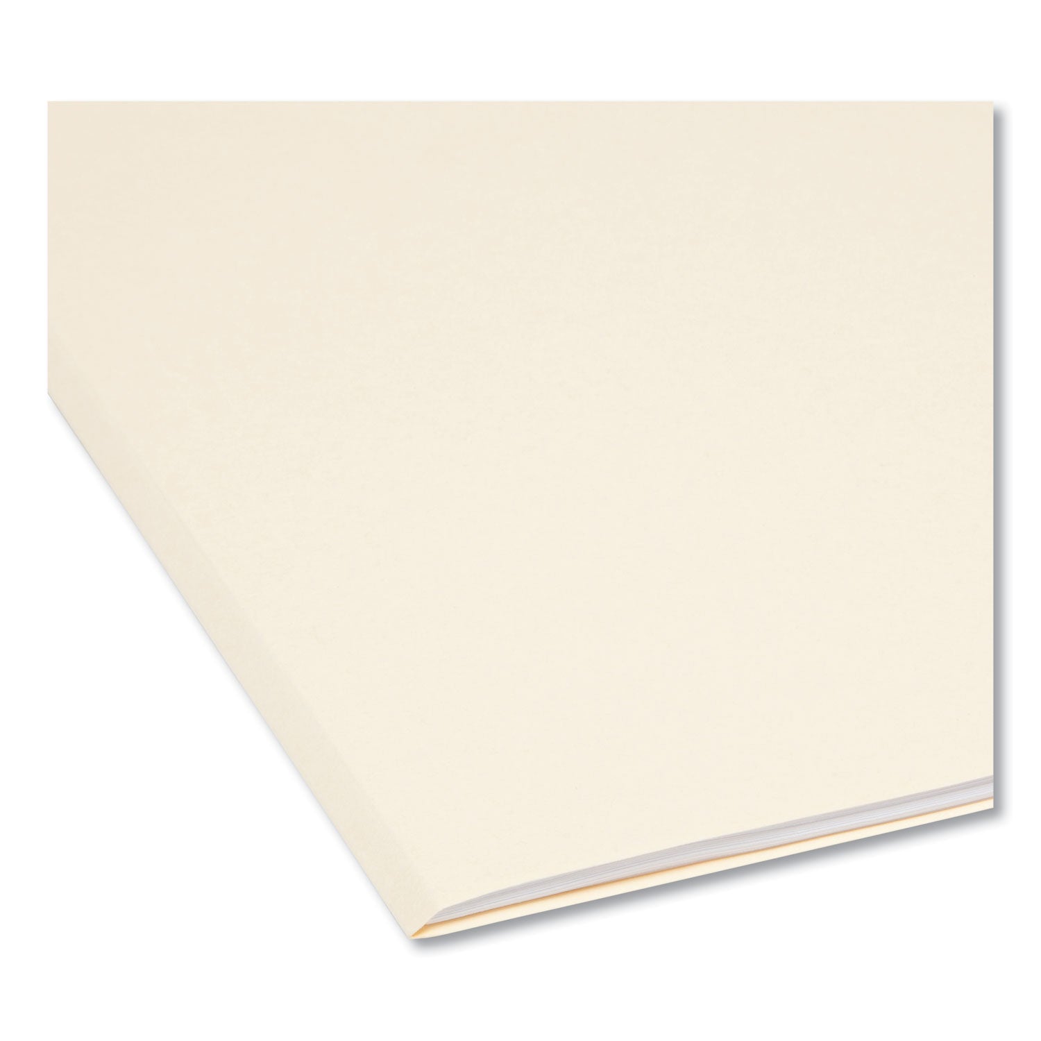Smead Reinforced Guide Height File Folders, 2/5-Cut Printed Tabs: Right Position, Letter Size, 0.75" Expansion, Manila, 100/Box (10388)