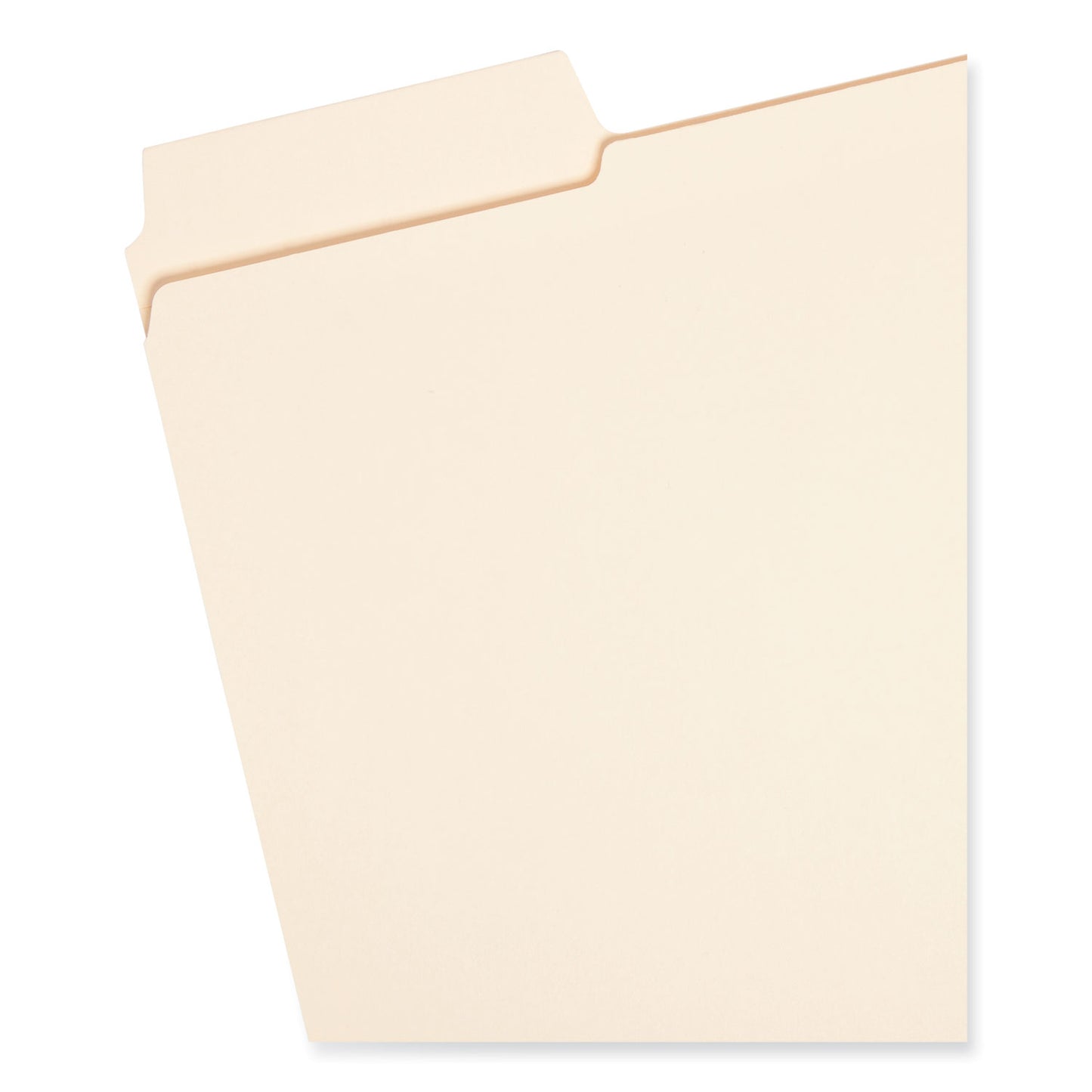 Smead SuperTab Reinforced Guide Height Top Tab Folders, 1/3-Cut Tabs: Assorted, Letter Size, 0.75" Expansion, Manila, 100/Box (10395)