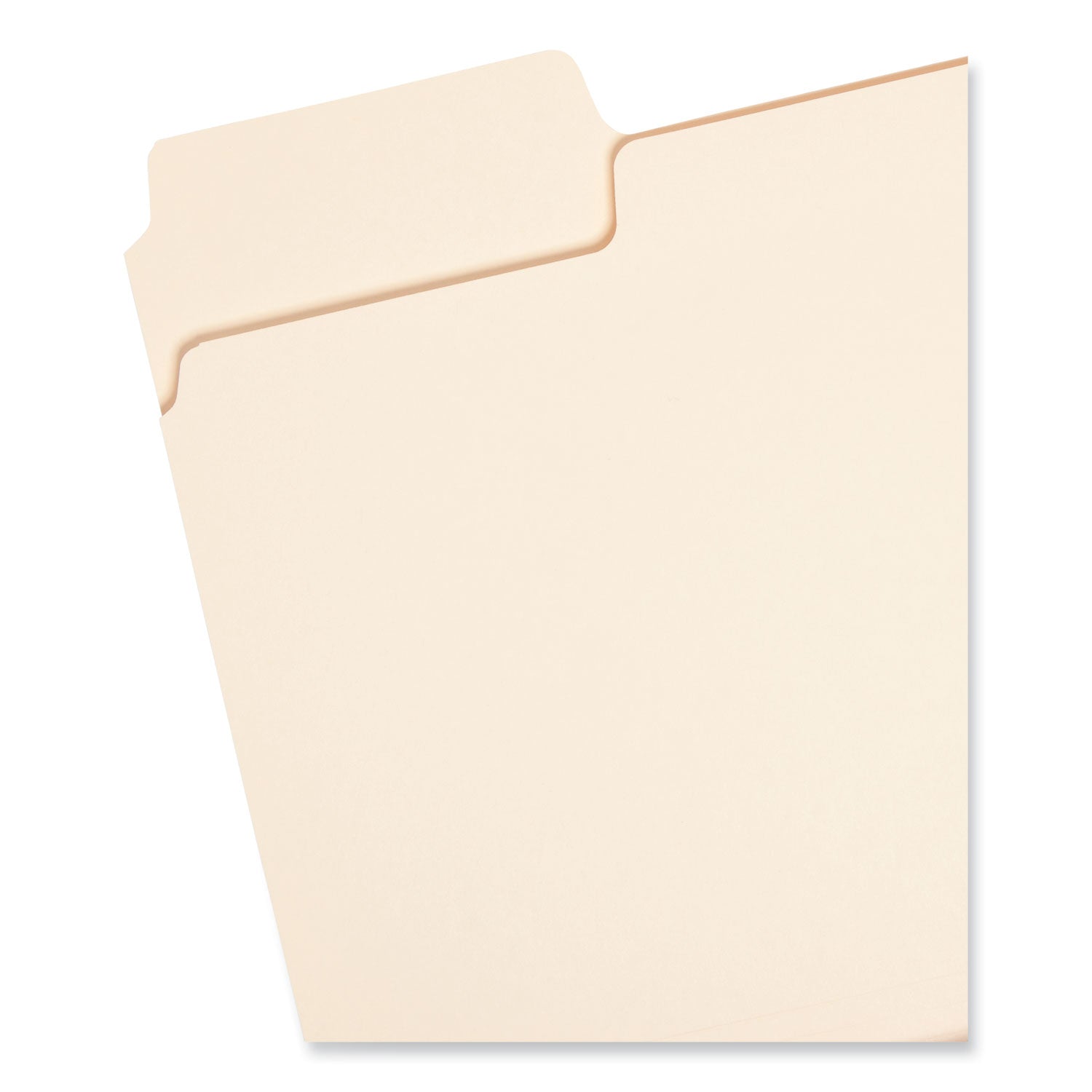 Smead SuperTab Top Tab File Folders, 1/3-Cut Tabs: Assorted, Letter Size, 0.75" Expansion, 14-pt Manila, 50/Box (10401)