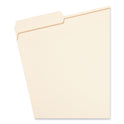 Smead Expandable Heavyweight File Folders, 1/3-Cut Tabs: Assorted, Letter Size, 1.5" Expansion, Manila, 50/Box (10405)