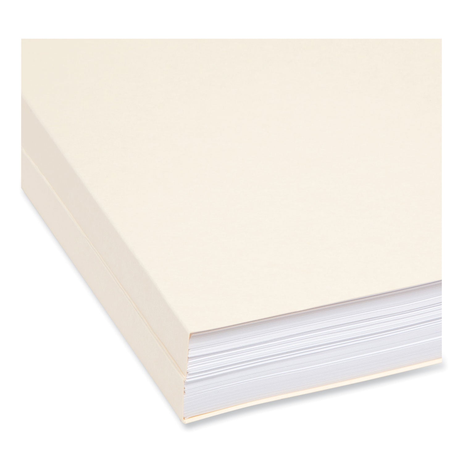 Smead Expandable Heavyweight File Folders, 1/3-Cut Tabs: Assorted, Letter Size, 1.5" Expansion, Manila, 50/Box (10405)