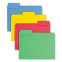 Smead SuperTab Colored File Folders, 1/3-Cut Tabs: Assorted, Letter Size, 0.75" Expansion, 14-pt Stock, Assorted Colors, 50/Box (10410)