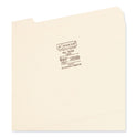 Smead Reinforced Tab Manila File Folders, 1/3-Cut Tabs: Assorted, Letter Size, 0.75" Expansion, 14-pt Manila, 100/Box (10434)