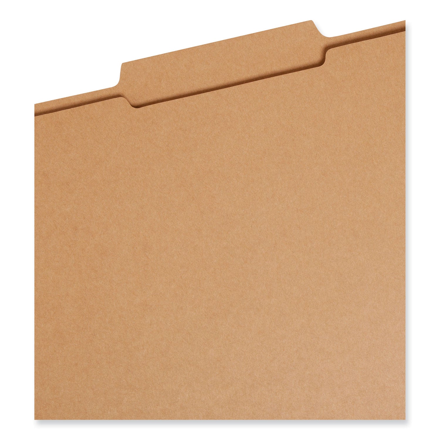 Smead Guide Height Reinforced Heavyweight Kraft File Folder, 2/5-Cut Tabs: Right of Center, Letter, 0.75" Expansion, Brown, 100/Box (10776)