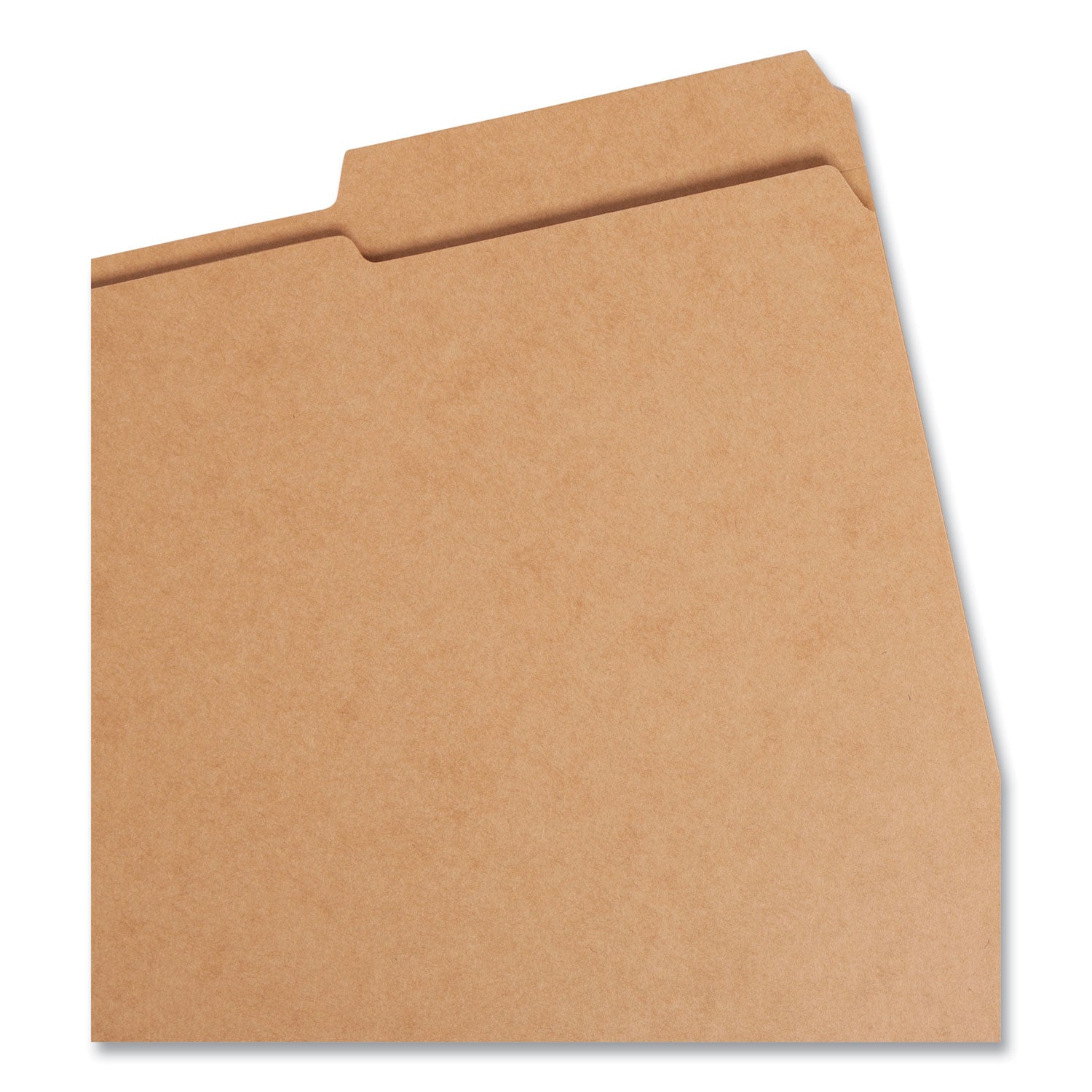 Smead Guide Height Reinforced Heavyweight Kraft File Folder, 2/5-Cut Tabs: Right of Center, Letter, 0.75" Expansion, Brown, 100/Box (10786)
