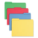 Smead Reinforced Top Tab Colored File Folders, 1/3-Cut Tabs: Assorted, Letter Size, 0.75" Expansion, Assorted Colors, 12/Pack (11641)