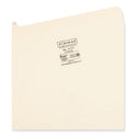 Smead Indexed File Folder Sets, 1/5-Cut Prelabeled Tabs: A to Z, Letter Size, 0.75" Expansion, Manila, 25/Set (11777)