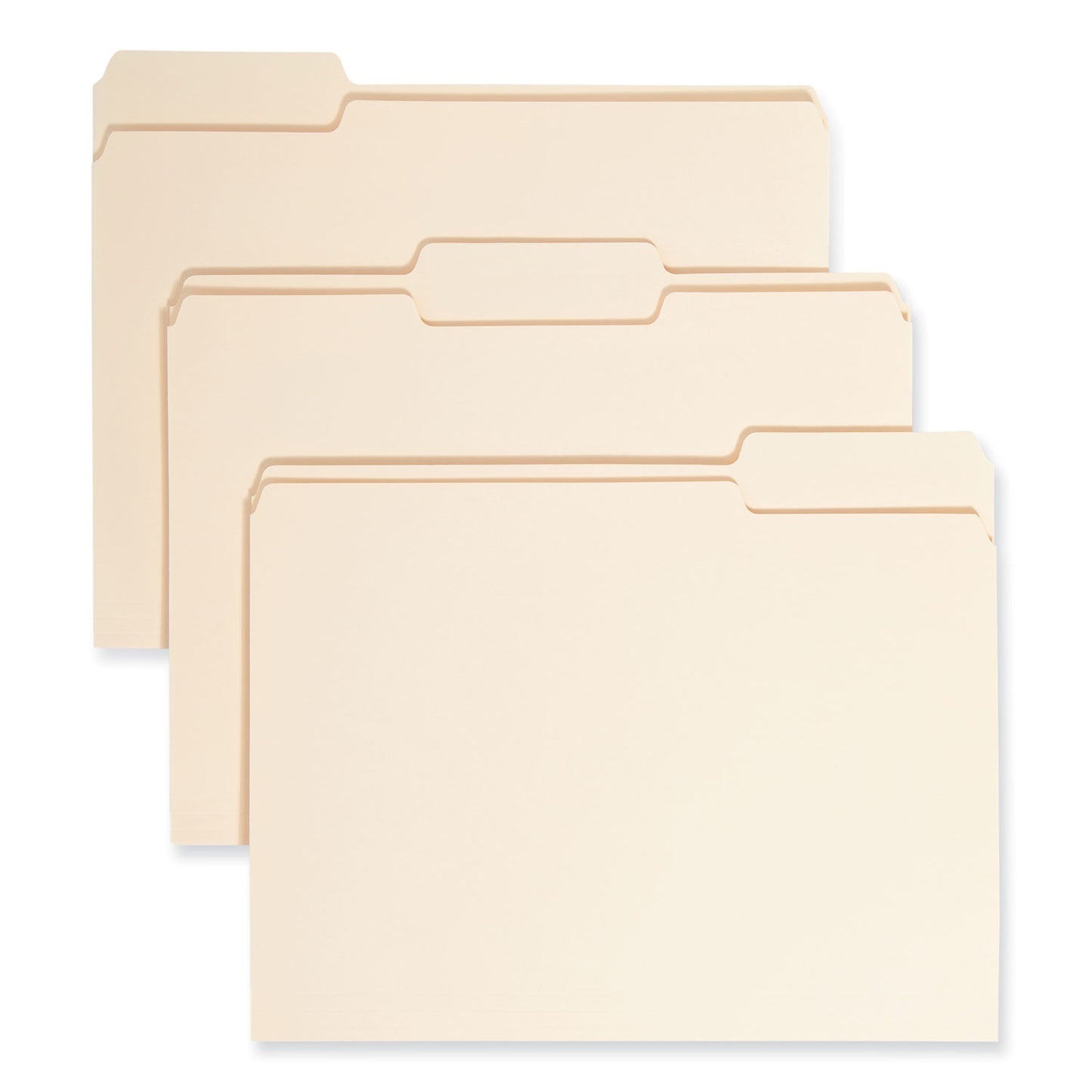 Smead Manila File Folders, 1/3-Cut Tabs: Assorted, Letter Size, 0.75" Expansion, Manila, 24/Pack (11928)