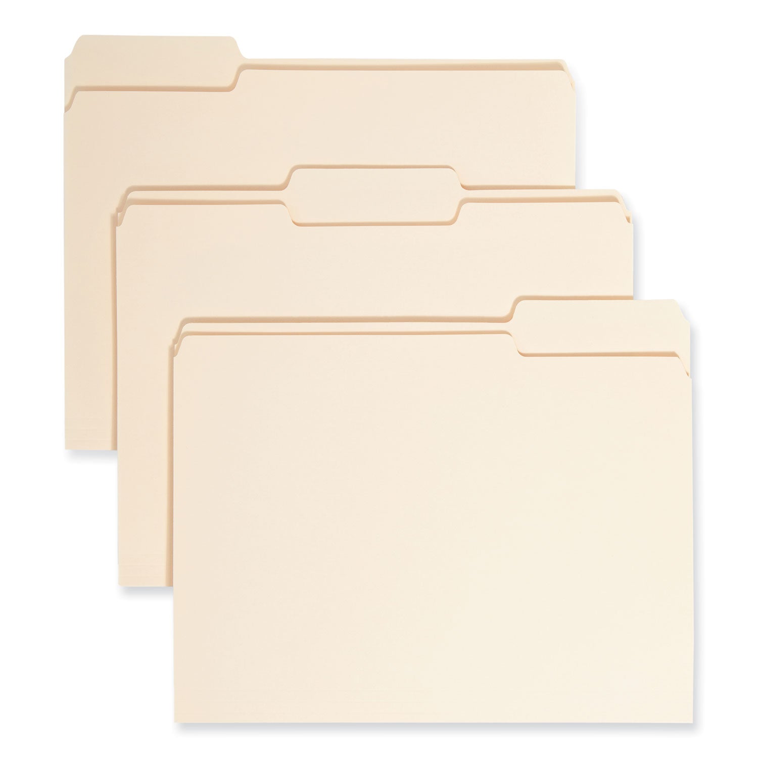 Smead Manila File Folders, 1/3-Cut Tabs: Assorted, Letter Size, 0.75" Expansion, Manila, 24/Pack (11928)