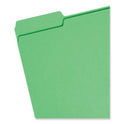 Smead Colored File Folders, 1/3-Cut Tabs: Assorted, Letter Size, 0.75" Expansion, Assorted: Blue/Green/Orange/Red/Yellow, 100/Box (11943)