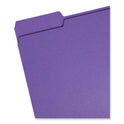Smead Colored File Folders, 1/3-Cut Tabs: Assorted, Letter Size, 0.75" Expansion, Assorted: Gray/Maroon/Navy/Purple/Teal, 100/Box (11948)