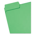 Smead SuperTab Colored File Folders, 1/3-Cut Tabs: Assorted, Letter Size, 0.75" Expansion, 11-pt Stock, Color Assortment 1, 100/Box (11987)