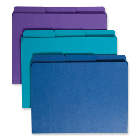 Smead SuperTab Organizer Folder, 1/3-Cut Tabs: Assorted, Letter Size, 0.75" Expansion, Assorted Colors, 3/Pack (11989)