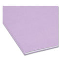 Smead Colored File Folders, 1/3-Cut Tabs: Assorted, Letter Size, 0.75" Expansion, Lavender, 100/Box (12443)