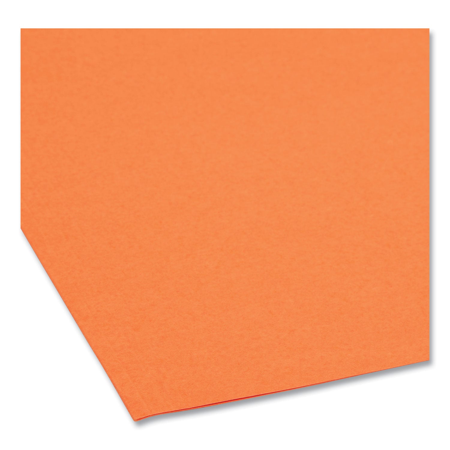 Smead Top Tab Colored Fastener Folders, 0.75" Expansion, 2 Fasteners, Letter Size, Orange Exterior, 50/Box (12540)