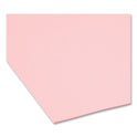 Smead Reinforced Top Tab Colored File Folders, Straight Tabs, Letter Size, 0.75" Expansion, Pink, 100/Box (12610)