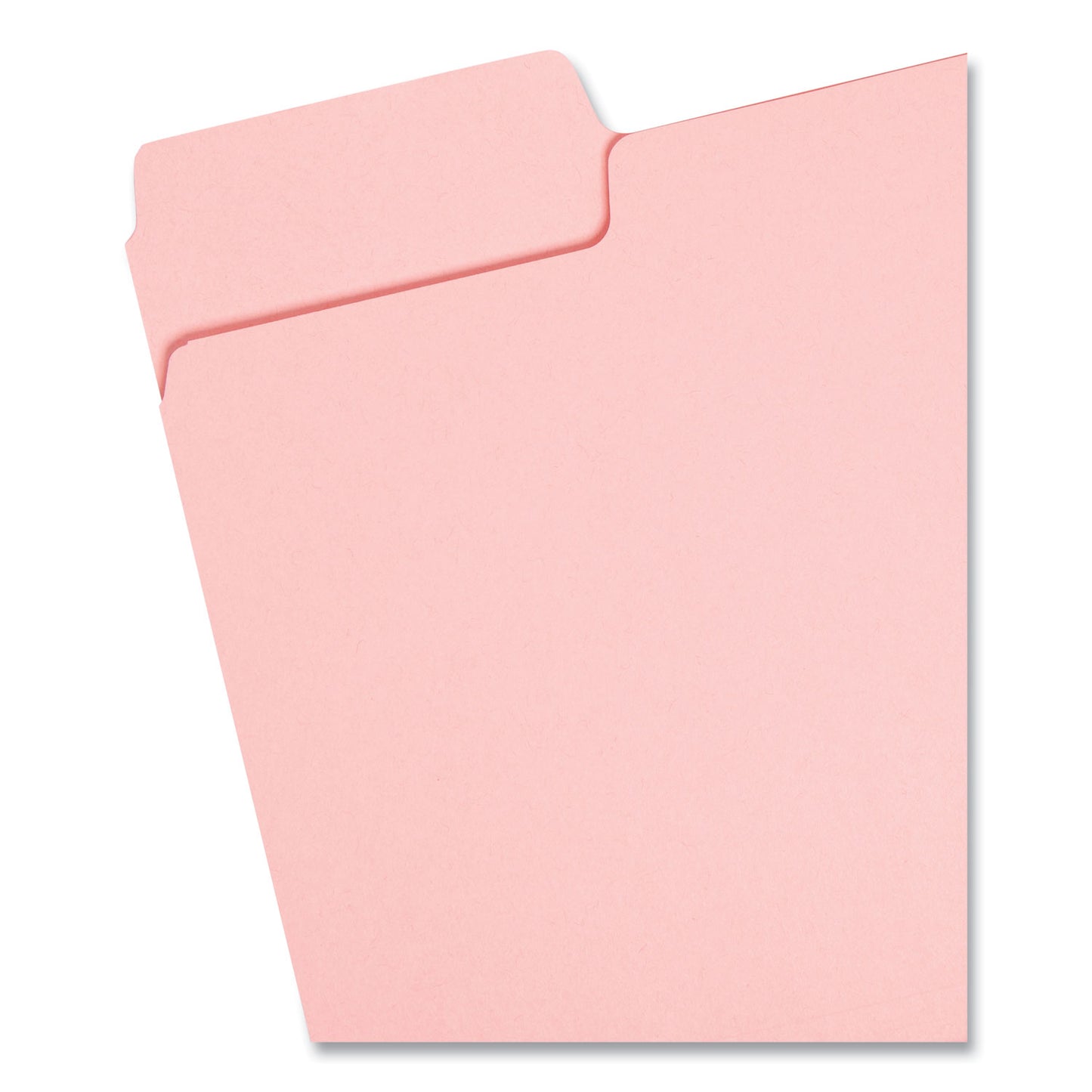 Smead Colored File Folders, 1/3-Cut Tabs: Assorted, Letter Size, 0.75" Expansion, Pink, 100/Box (12643)