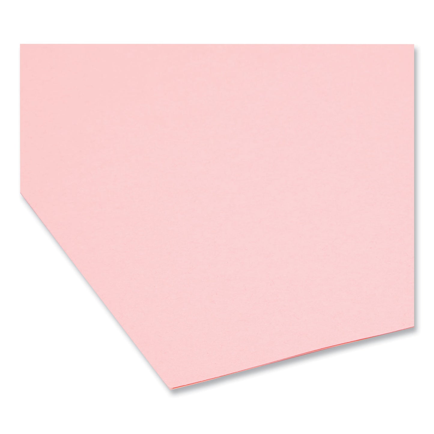Smead Colored File Folders, 1/3-Cut Tabs: Assorted, Letter Size, 0.75" Expansion, Pink, 100/Box (12643)