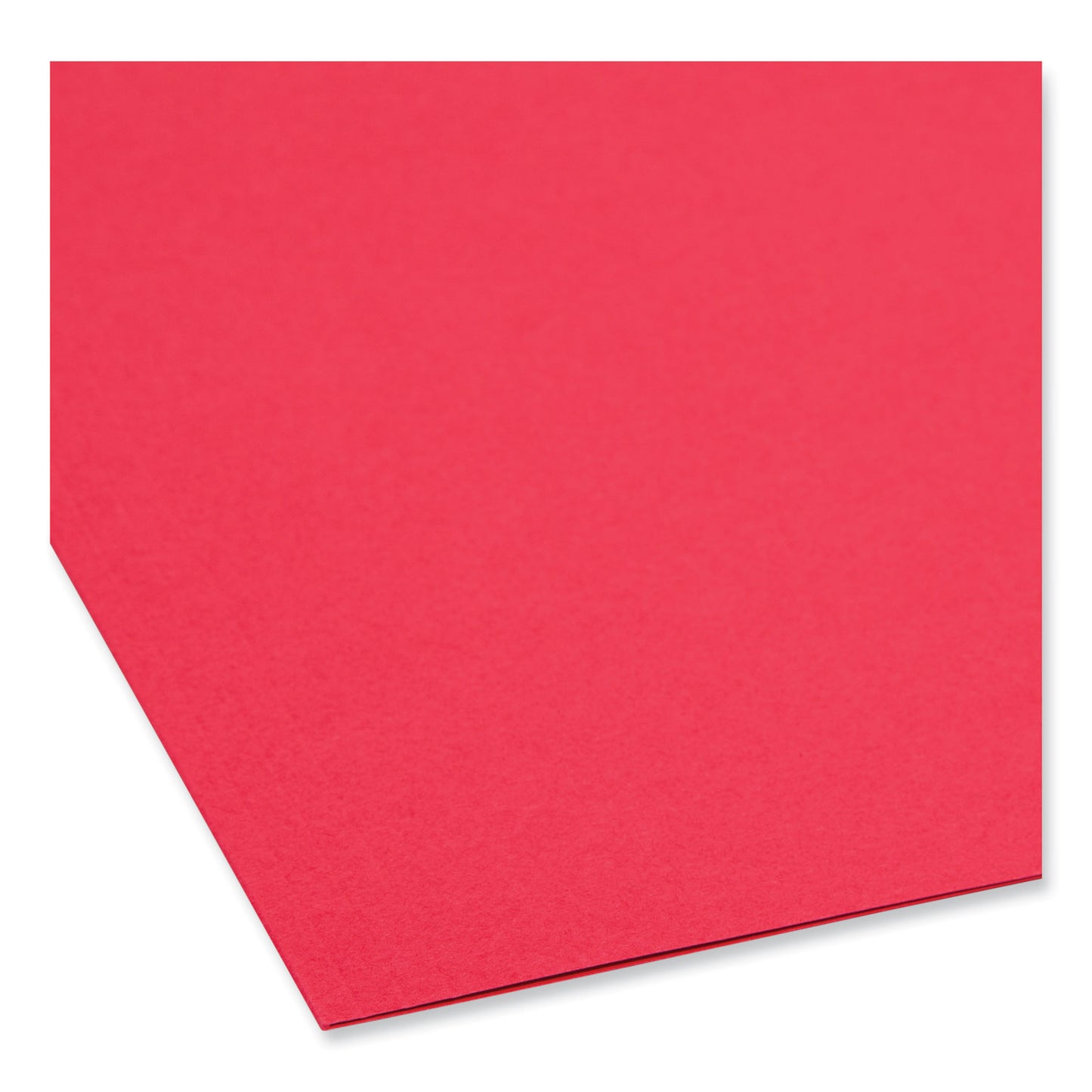 Smead Top Tab Colored Fastener Folders, 0.75" Expansion, 2 Fasteners, Letter Size, Red Exterior, 50/Box (12740)